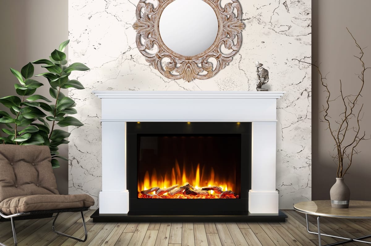 Ultiflame Vr Adour Aleesia Illumia Suite White Black Interior